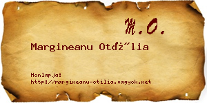 Margineanu Otília névjegykártya